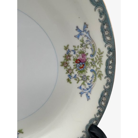 Empress China EMP47 2 Salad Bowls Japan Hand Painted Floral Pattern 7.5" - Picture 4 of 6